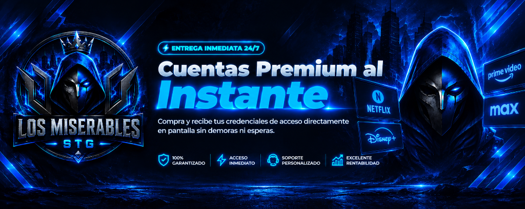 Entrega Inmediata 24/7 - Cuentas Premium al Instante